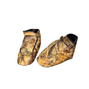 Camo Pattern Boot Insulated Covers With Adjustable Velcro Straps
